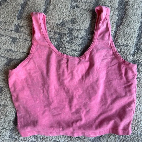 Forever 21 Pink Crop Tank Top - Picture 5 of 5
